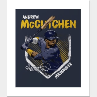 Andrew McCutchen Milwaukee Base Posters and Art